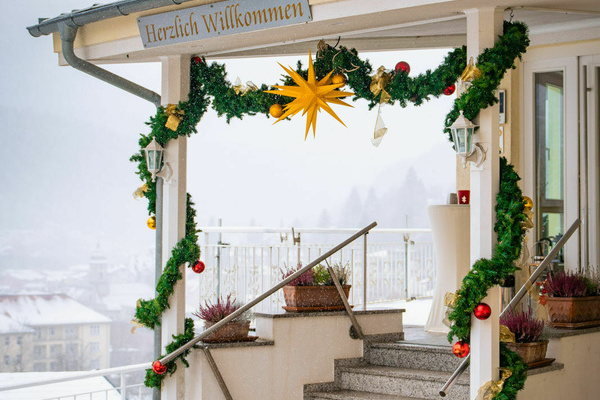 Eingang des Wellnesshotel Rothfuss in Bad Wildbad