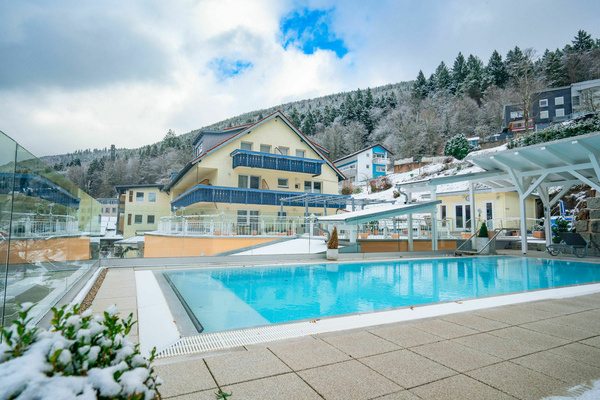 Infinity Pool des Wellnesshotel Rothfuss