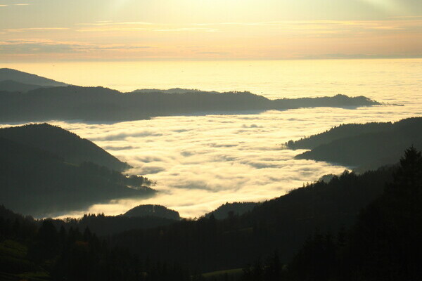 Aussicht auf Inversionswetterlage